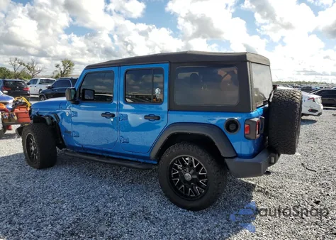 2021 Jeep Wrangler Unlimited Sport from USA, damaged, VIN 1C4HJXDN0MW701722